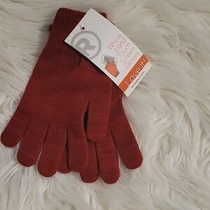 Love It Red Touchscreen Gloves